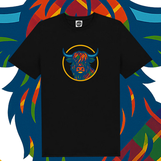 Official Flock Off T-Shirt - Highland Cow