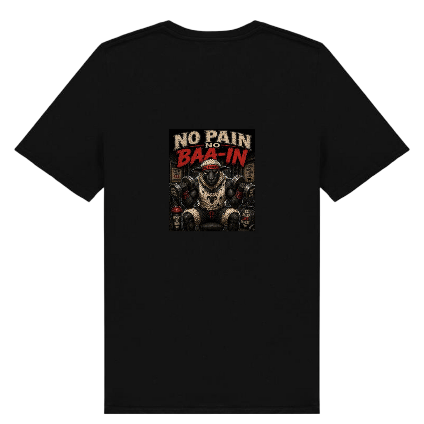 No Pain No Baa-In T-Shirt