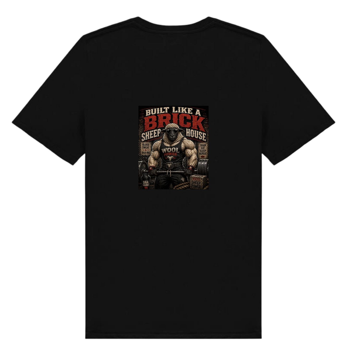 Built Like A Brick Sheep House T-Shirt